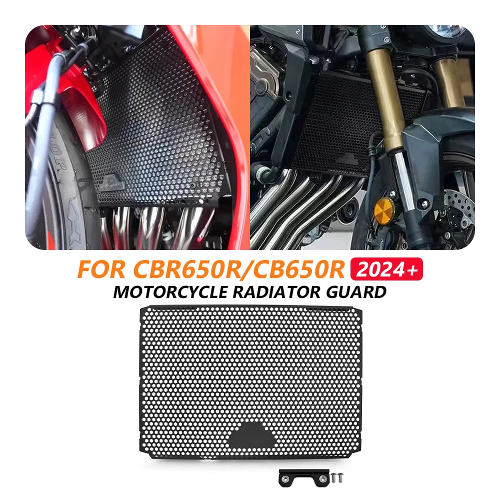 

For Honda CB650R 2026 2025 2024 CBR650R Upper Radiant Section Mesh Protector Motorcycle Cooling System Stability Guard Cover Kit