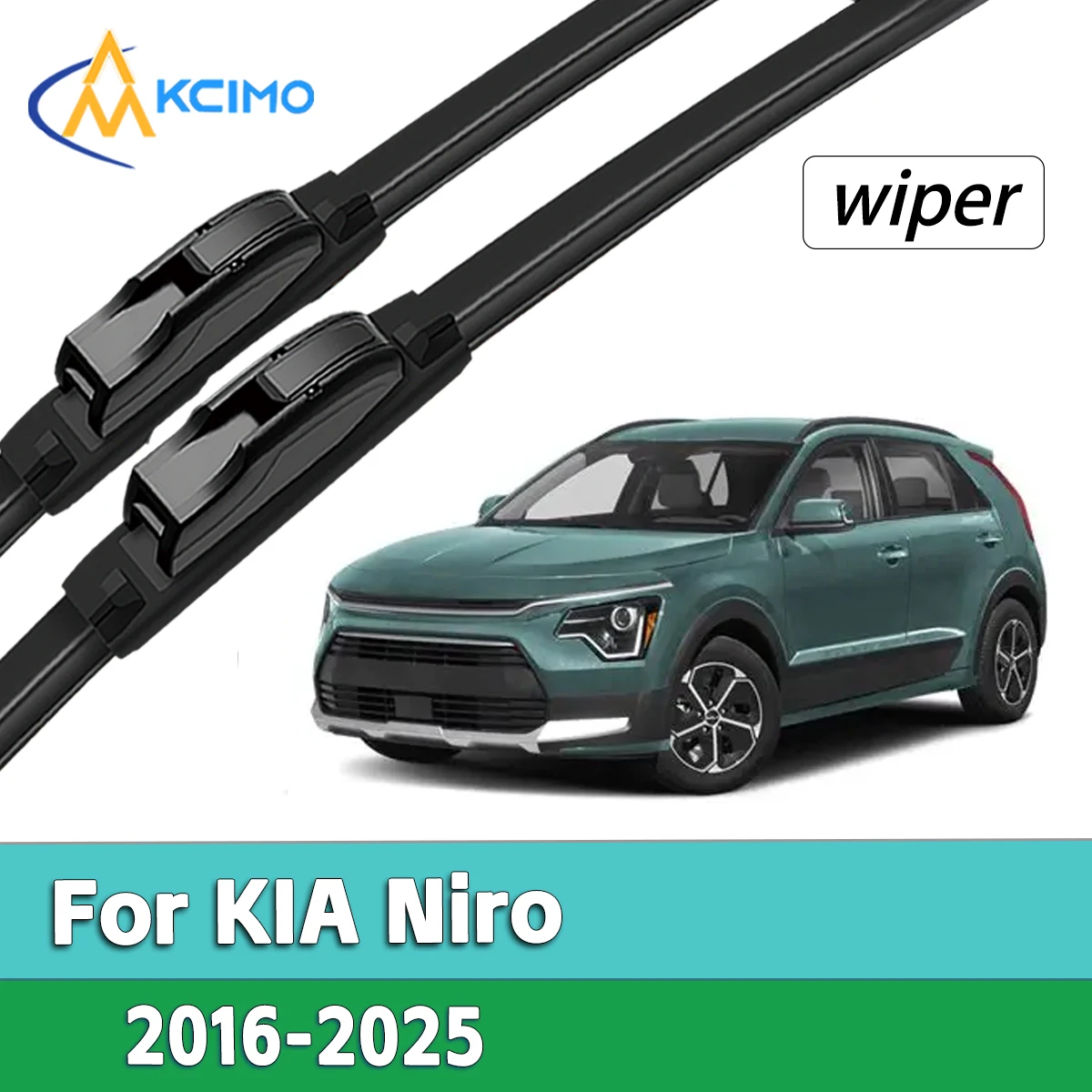 

Anti-Vibration Quiet Front Wiper Blades For KIA Niro 2016-2025 Easy Installation Automotive Accessories