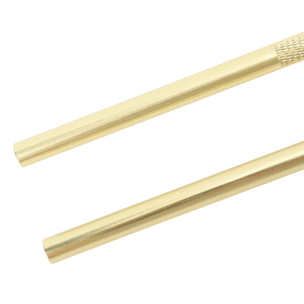 2PCS 0.5mm+0.7mm Fluid Writer Paint Applicator Pen Aluminum Handle Anti-Skid Fluid Writer Touch Up Paint Applicator Pen