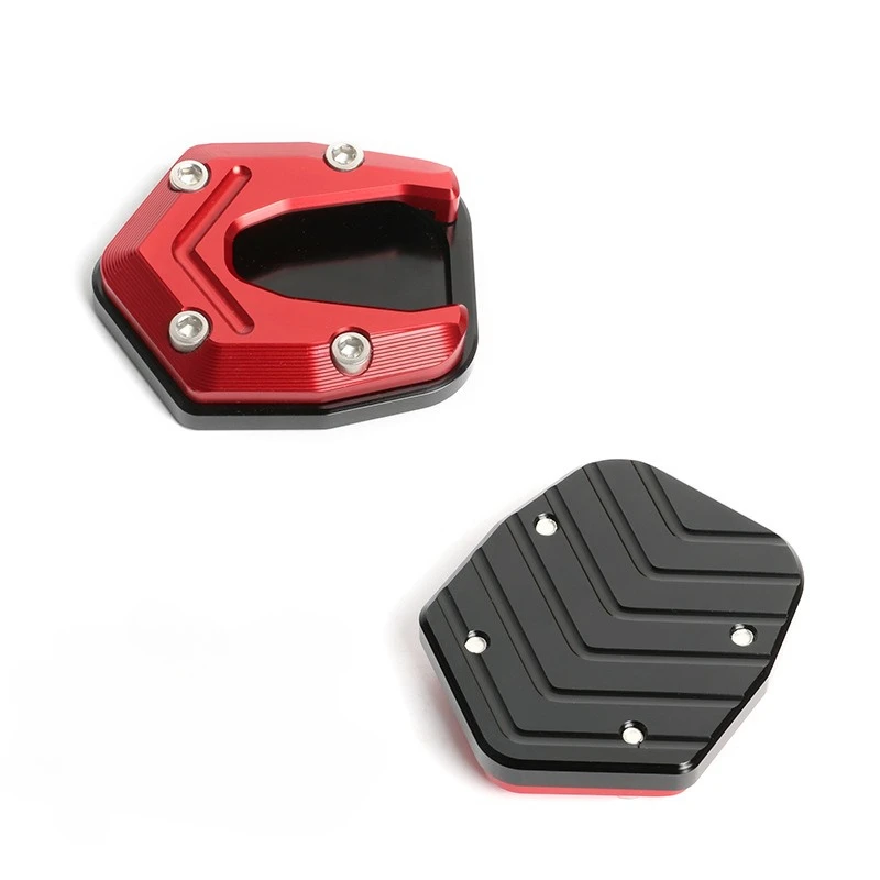 Motorcycle Kickstand Decoration For QJMOTOR RACE600 RRQ600 SRK600 Parking Rack Base Extension Pad CNC Modification Accessories