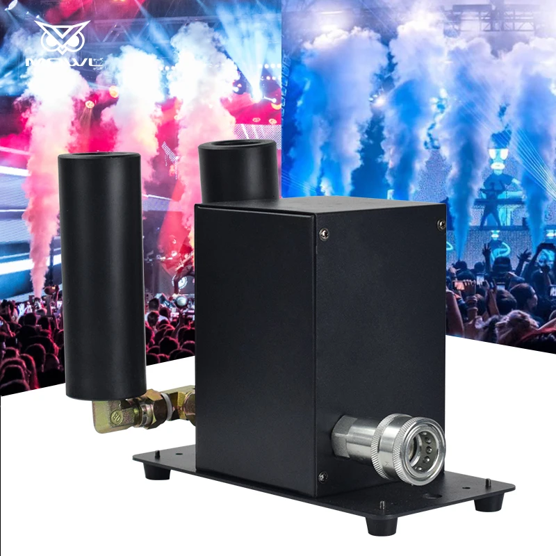 

Double Tube Twin Dual Head Side DMX Stage Co2 Jet Machine for Nightclub Bar DJ Disco Concert Performance