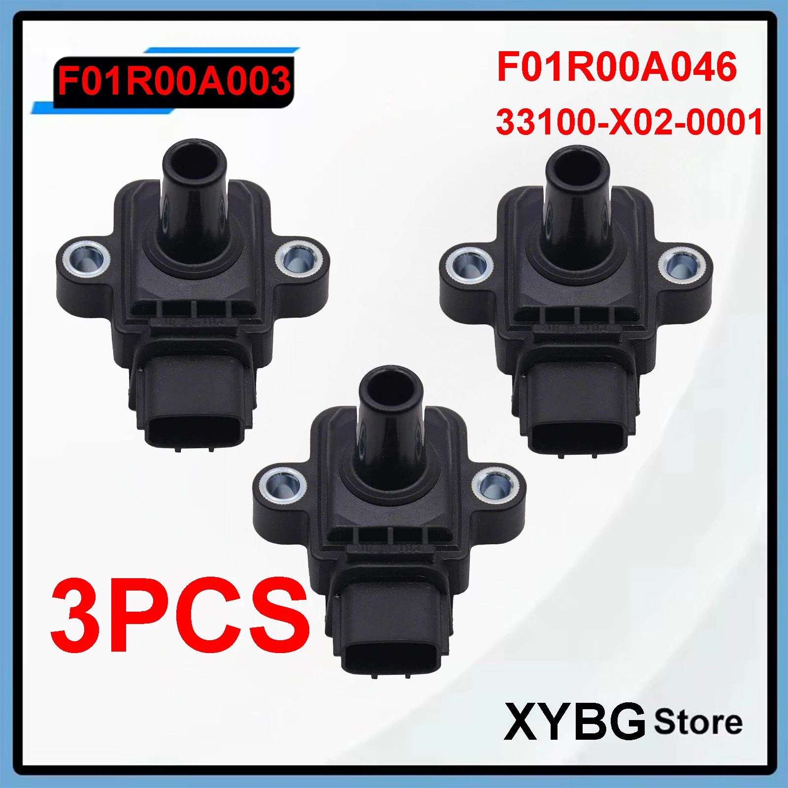 

F01R00A003 F01R00A046 33100-X02-0001 For Chery A1 1.0L 2011-2012 QQ3 0.8L 2011-2015 Cowin 1 1.0L 2010-2014 Auto Ignition Coil