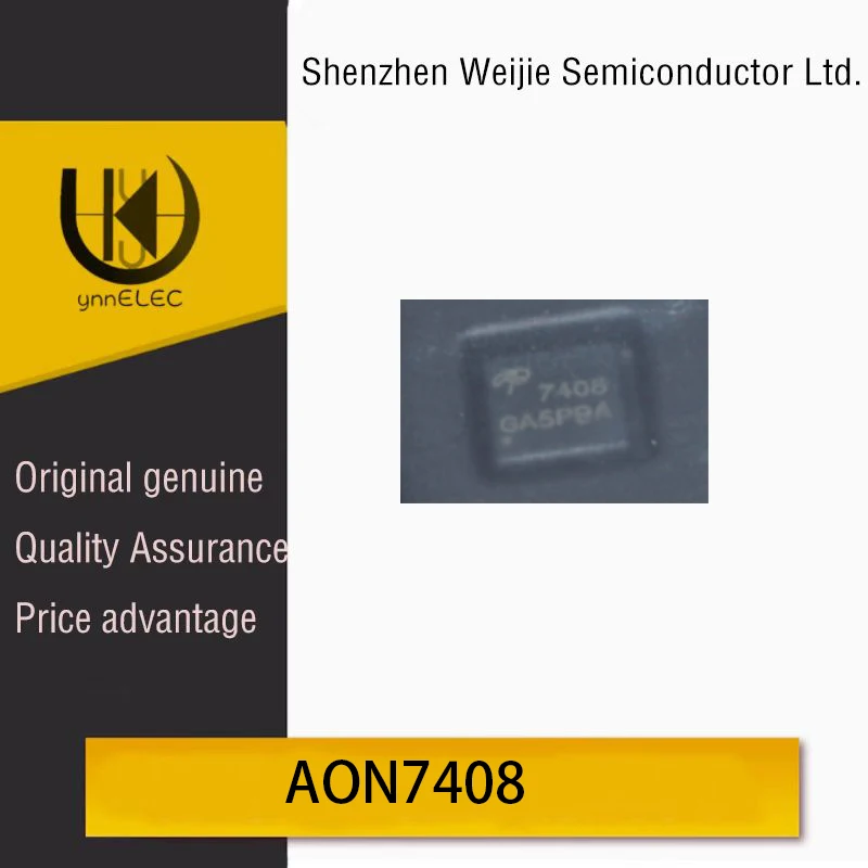 Brand New Genuine AON7408 N-Channel 30V 18A MOS Field Effect Transistor Chip DFN-3X3