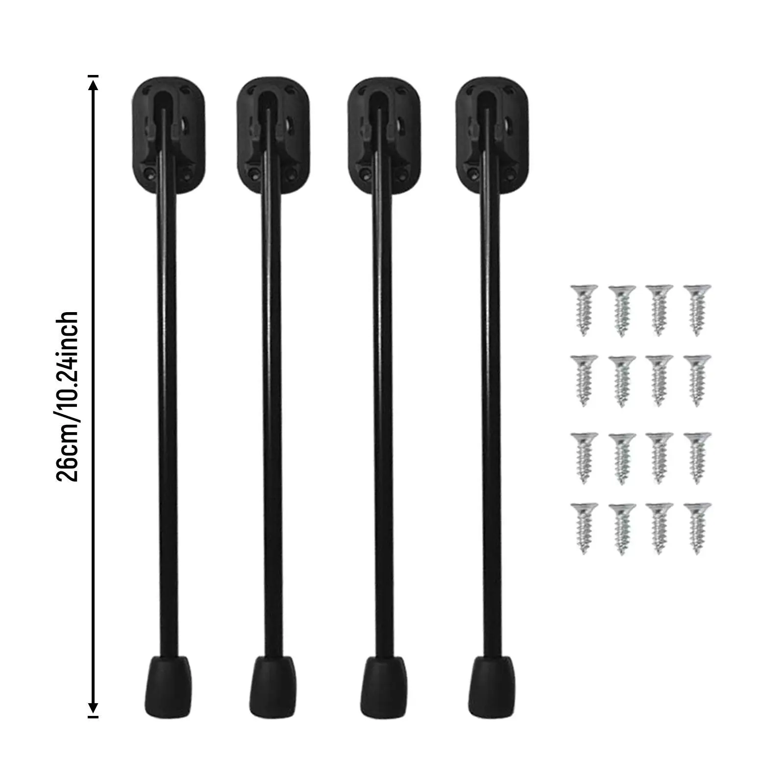 Folding Table Legs Iron Furniture Leg Frame Adjustable Hairpin Feet for Dining Desk DIY Home Accessories