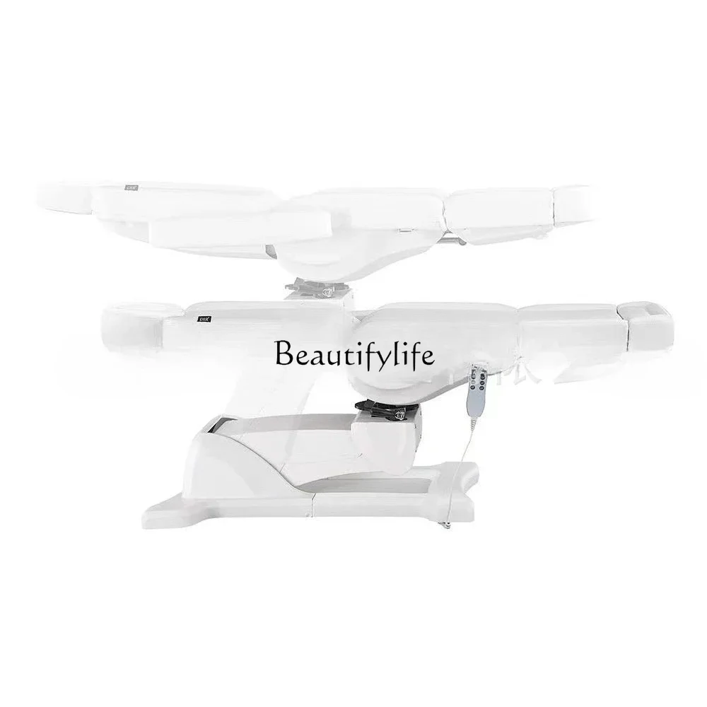 04*360 degree rotating beauty massage table electric beauty chair