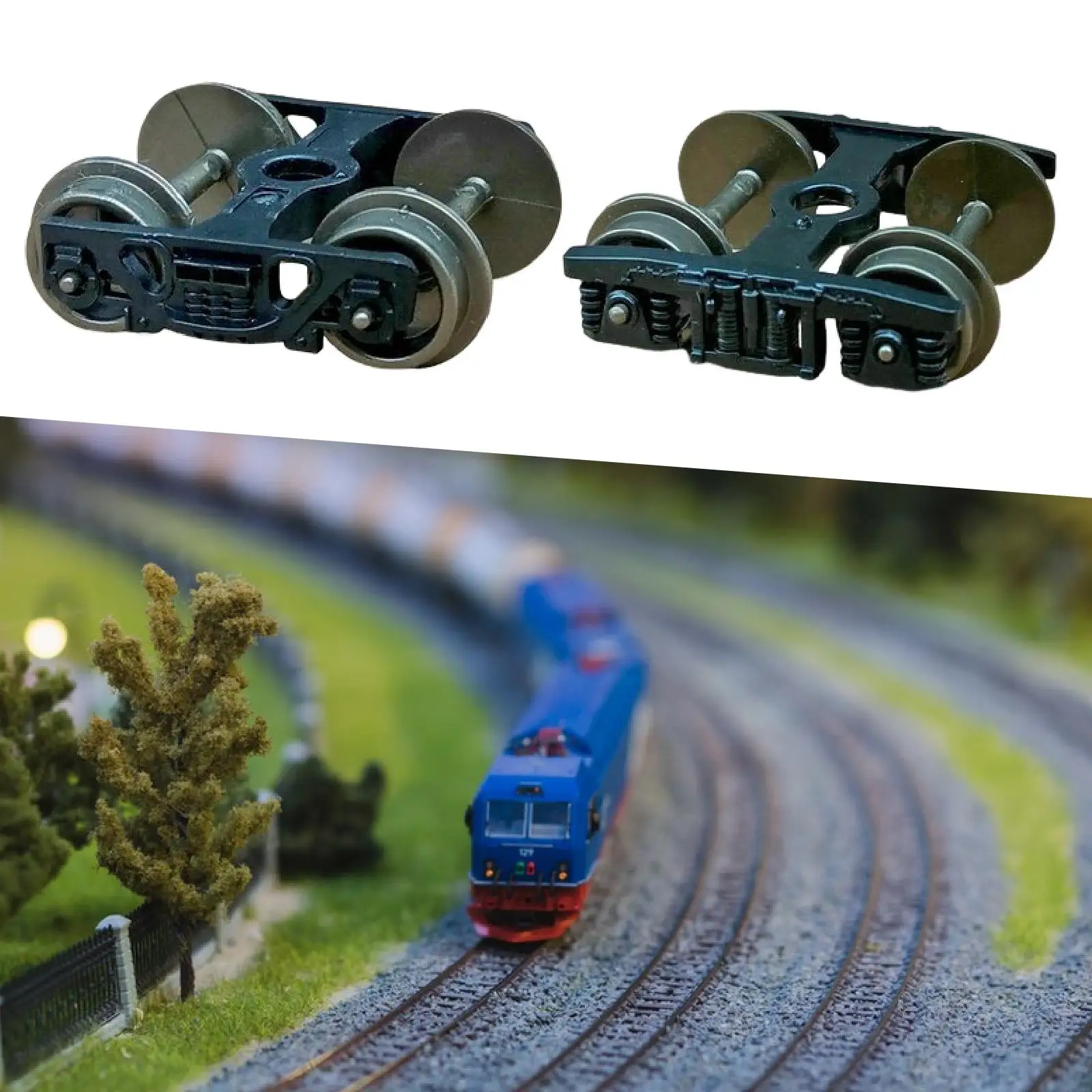 Simulation Electric Locomotive Bogie Wheelset Replace Parts Accessories Quick