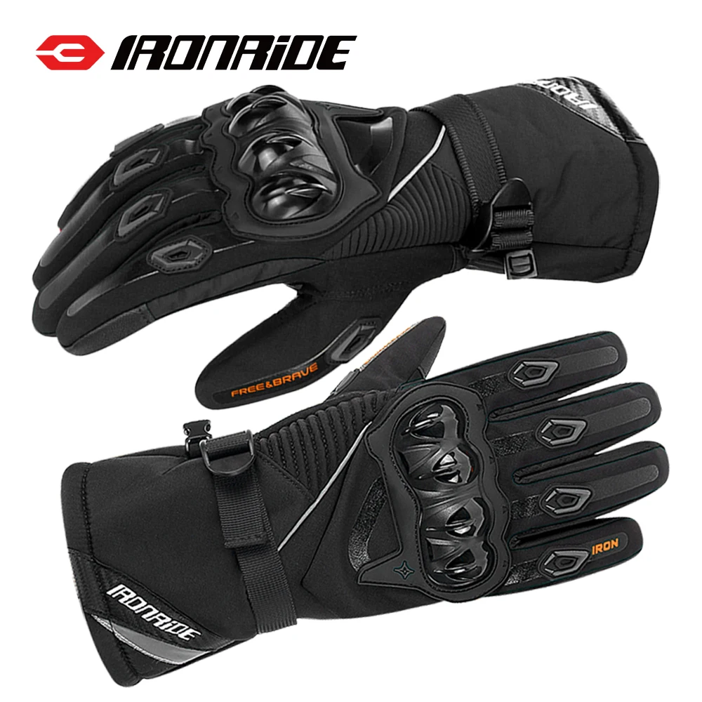 

Men's Motorcycle Gloves Winter Warm Waterproof Anti Fall Anti Slip Snow Motorcycle Riding Gloves Outdoor Sports Equipment