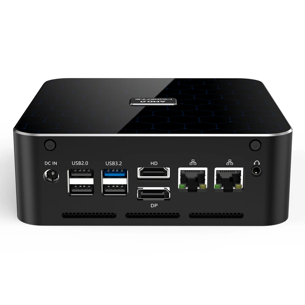 Morefine NUC мини-ПК для геймеров AMD кэйен 9 7940HS 8945HS R5-8645HS 2xDDR5 2xpcie4.0 Dual 2,5G LAN игровой мини-компьютер WiFi6 BT5.2