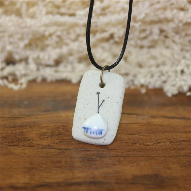 Miredo jewelry wholesale simple partysu ceramic necklaces women\'s mothers gift necklace pendant free shipping #1118