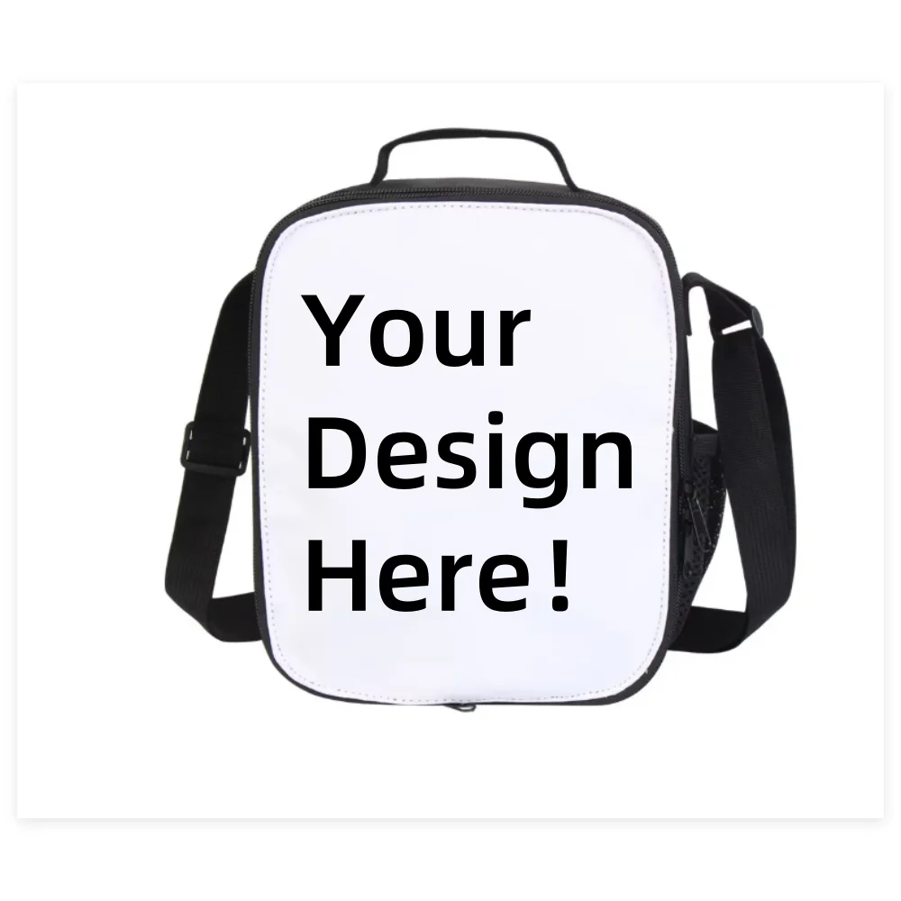 

Настраиваемая сумка через плечо для обеда и студентов. Портативная изолированная теплая сумка-тоут и сумка через плечо, персонализированная с логотипом.