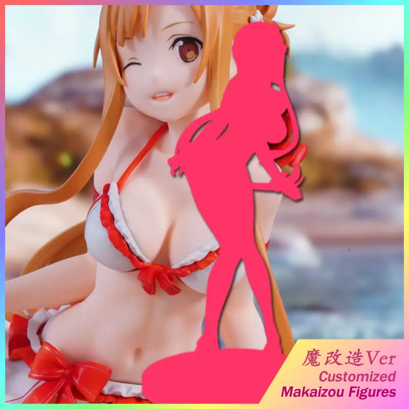 1/7 Asuna Swimsuit Ver. Makaizou PVC Customized XXX 18  Action Figure Collection Doll  A-0275