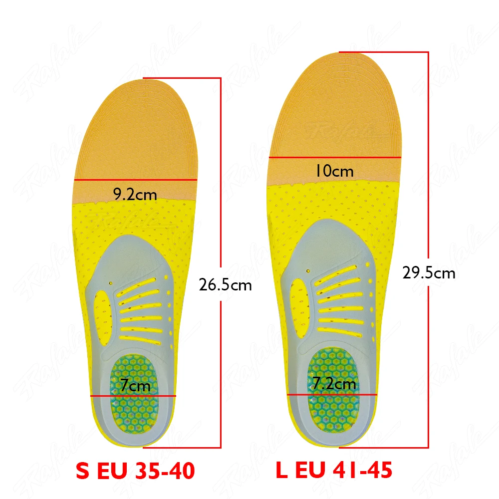 UPAKME Orthopedic Insoles EVA Orthotics Flat Foot Health Soles Pad for Shoes Inserts Arch Support Pads for Plantar Fasciitis Men