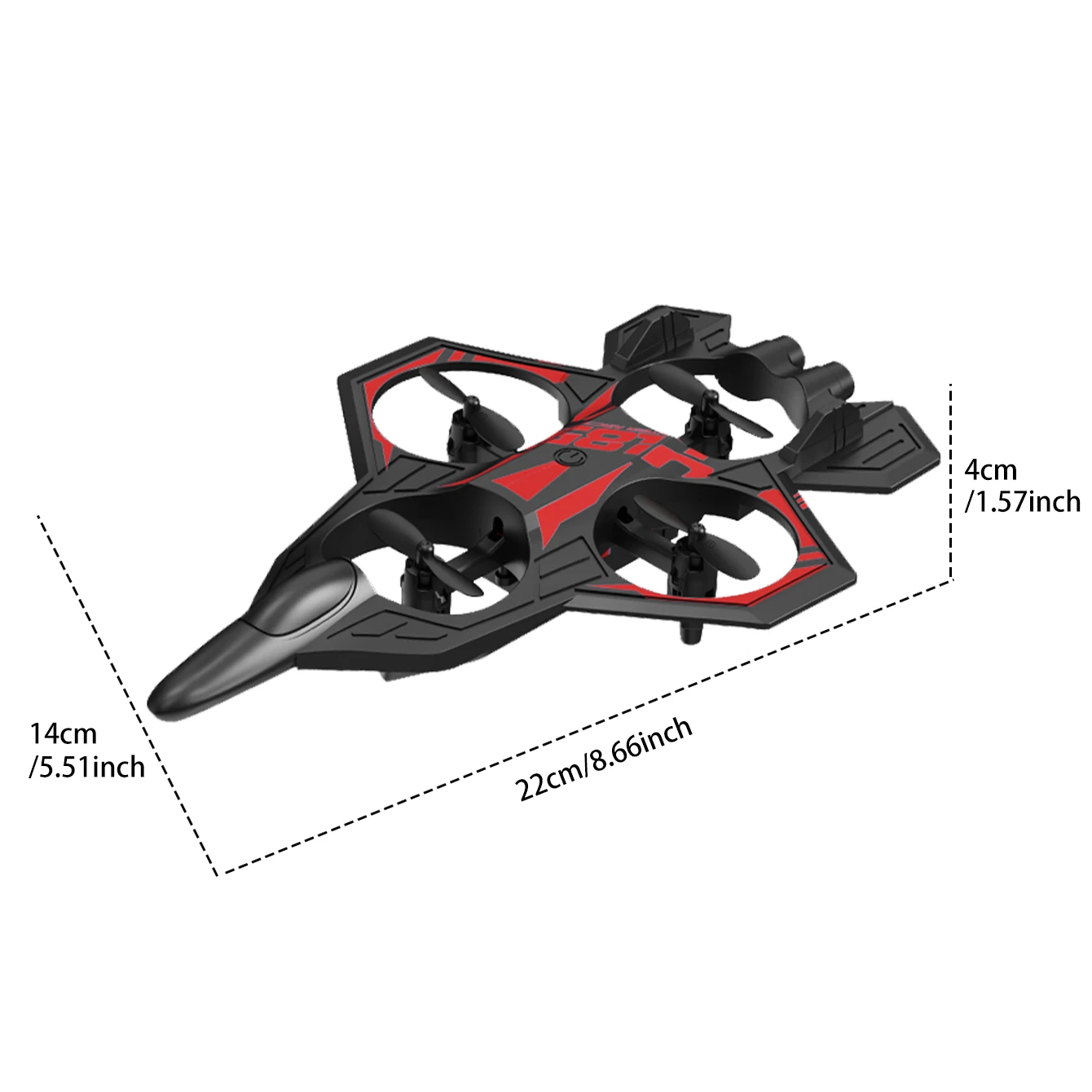 Toy unmanned aerial vehicle - remote-controlled small flying device - camera-equipped flying vehicle - three-speed switch image 5