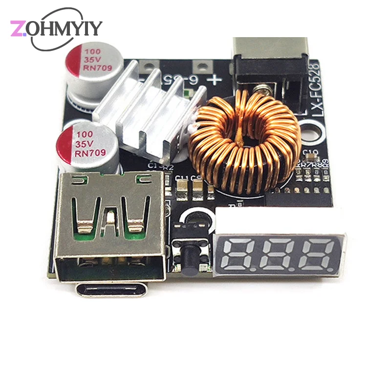 65W Full Protocol Mobile Phone Fast Charging Module PD Fast Charging Board QC4.0 3.0 For Smart Phone Flash Charging