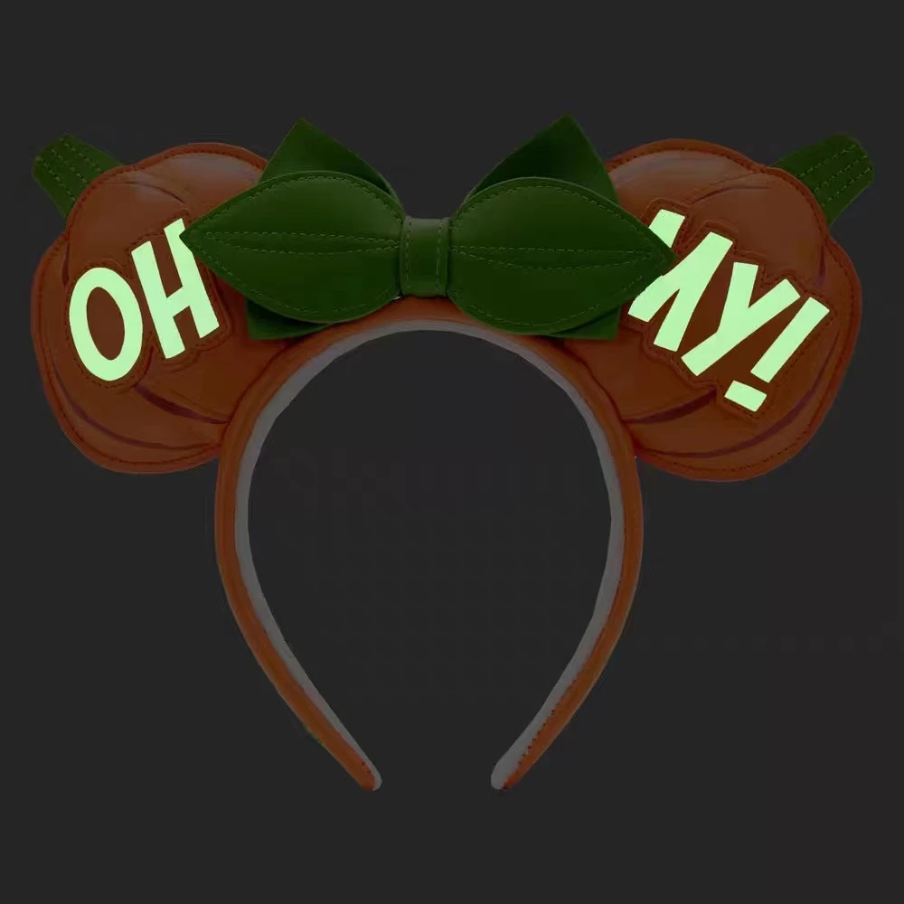 2024 Disney Minnie Mouse kafa kabus önce Oh benim cadılar bayramı LED Hairband Cosplay festivali parti yetişkin/çocuk saç aksesuarı