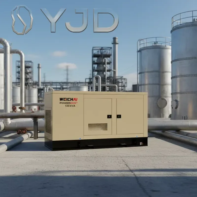 YJD Silent Diesel Genset 20-50kW 3 Phase Water Cooling ATS High Efficiency Container Type Generator