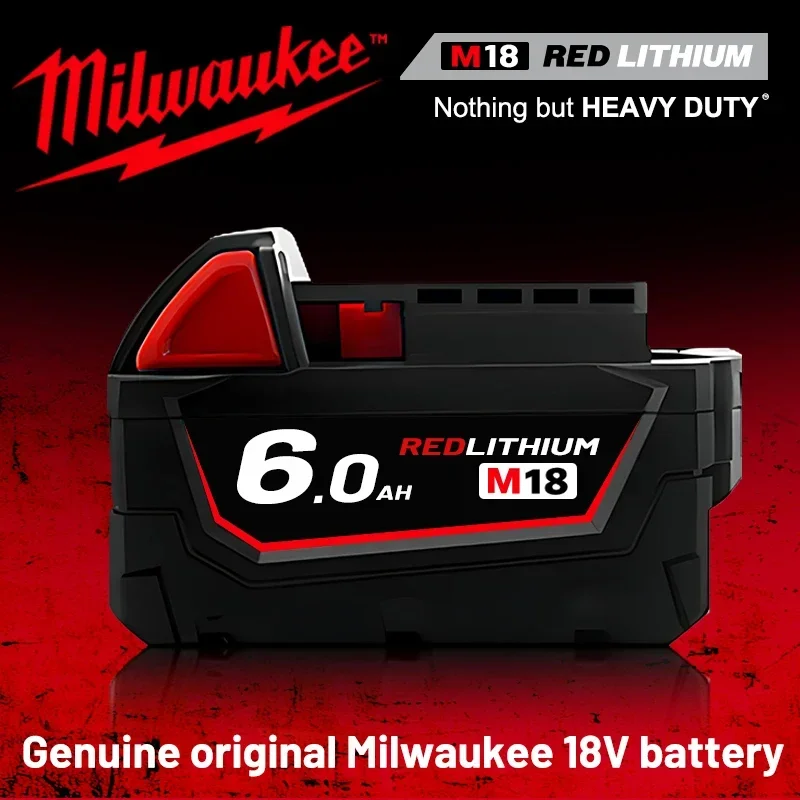 

Milwaukee M18 18V battery,M18B6 6.0Ah 8.0Ah for M18 48-11-1850 48-11-1852 48-11-1820 48-11-1828 48-11-10 Milwaukee Tool Battery