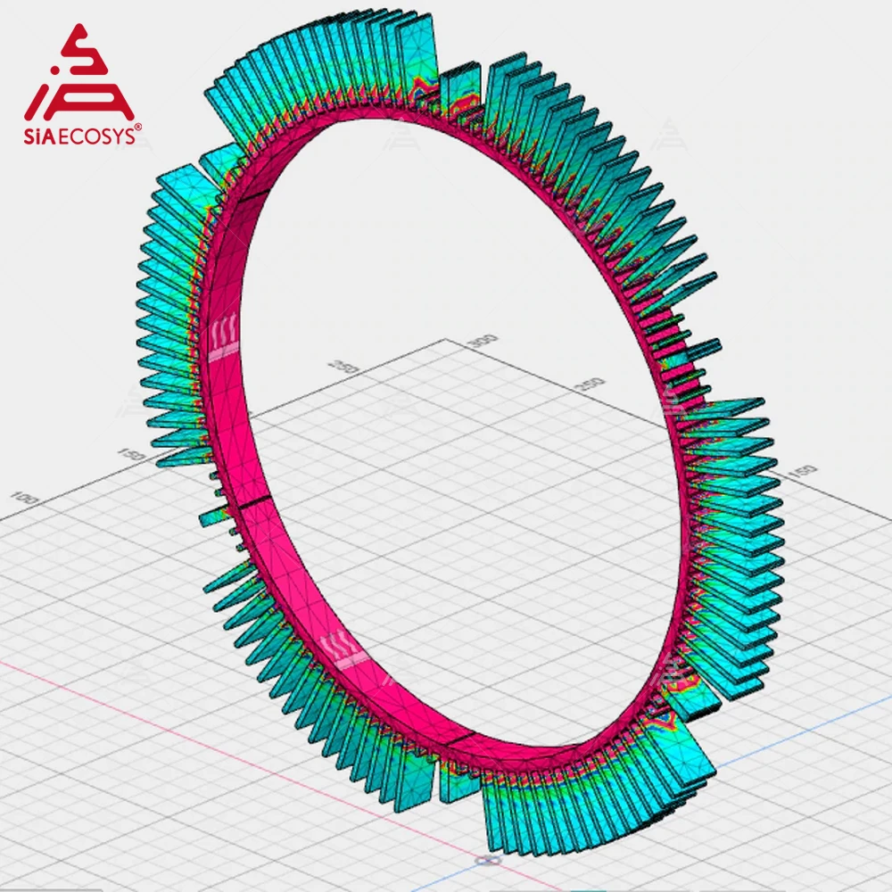 QS 205 3000W V3 Electric Spoke Hub Motor Heat Sinks