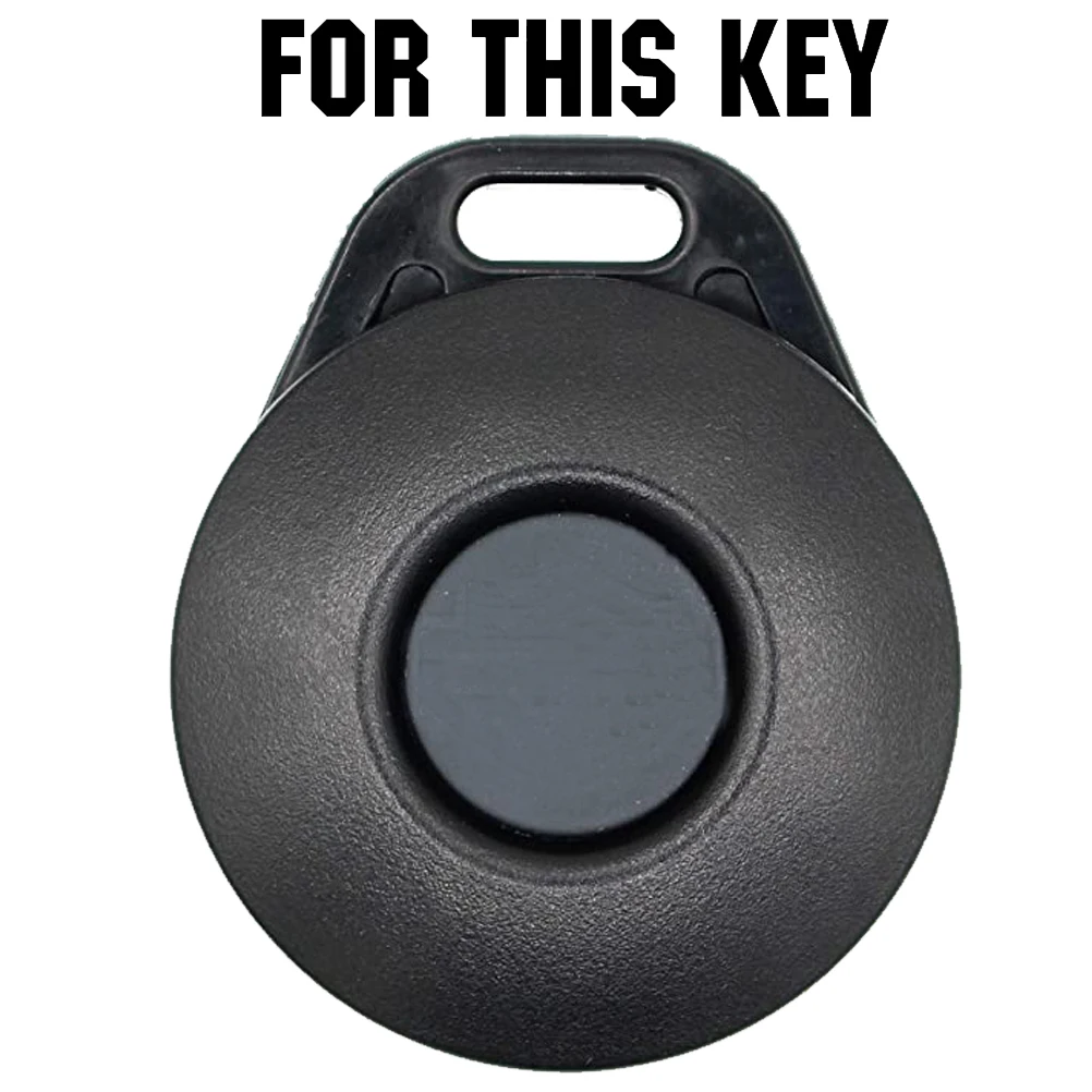 Silicone Key Cover 3 Button Keyless Remote Control Smart Key Chain Ring Case Holder For Motorcycle Harley Davidson Softail FLST