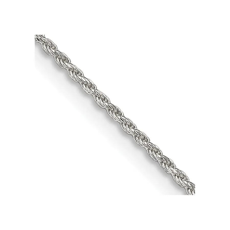 

Sterling Silver 1.2mm Diamondcut Rope Chain