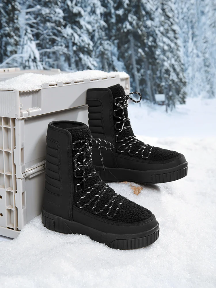 Botas de montaña impermeables mujer – Resistente frío invierno outdoor - imagen 3