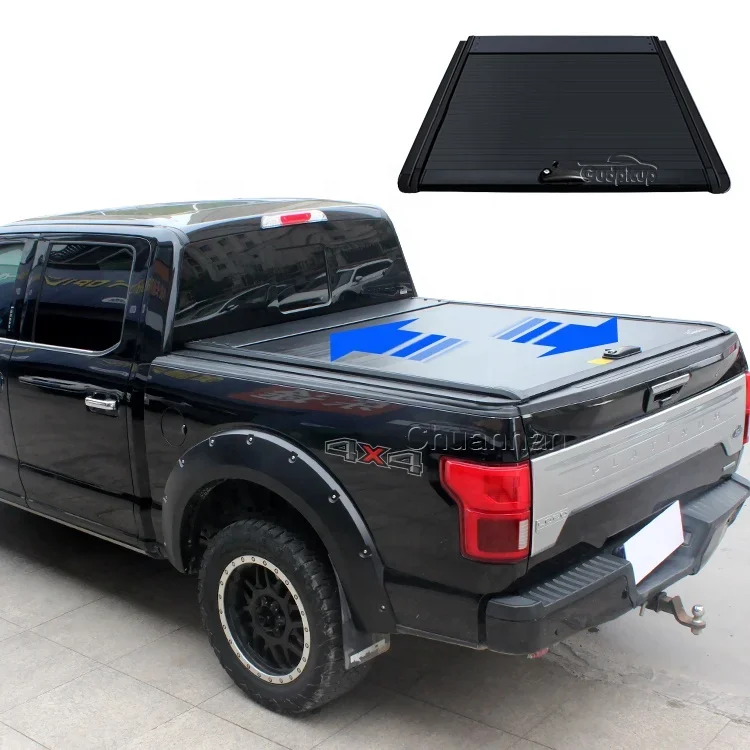 Retractable aluminum roller shutter roll up hilux vigo tonneau cover for ranger mitsubishi Triton l200 pickup bed cover