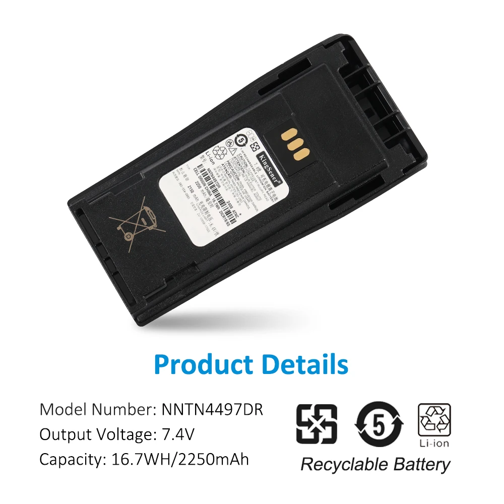 NNTN4497CR NNTN4497DR NNTN4496 Type-C Rechargable Battery walkie Battery DEP450 CP140 CP040 CP200 CP380 EP450 CP180 GP3688 PR400