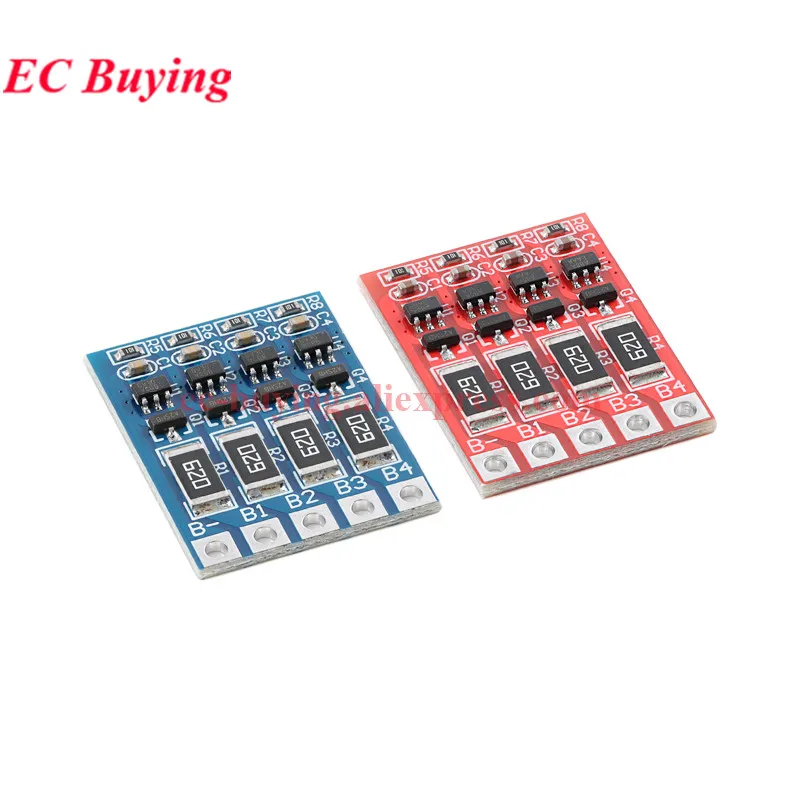 1-10Pcs 3S 4S 3.7V Lithium Battery 3.2V Lithium Iron Phosphate Battery Equalization Protection Board 3.6V 4.2V Charging Balance