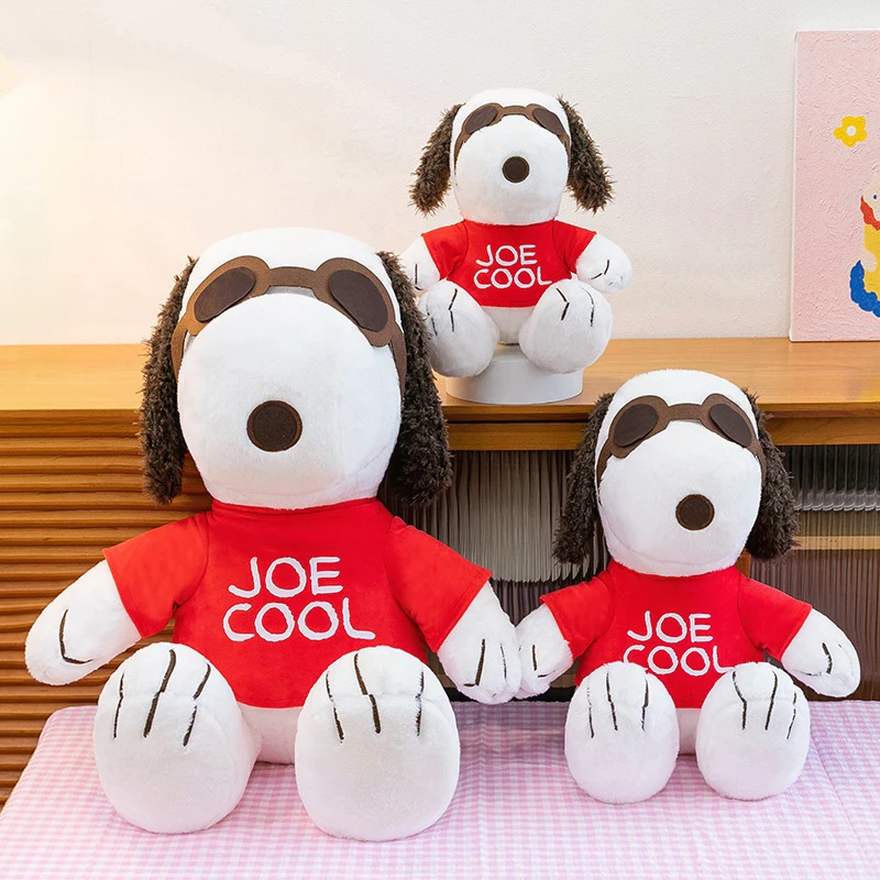 

Плюшевая игрушка Снупи для детей: милая мультяшная мягкая игрушка-обнимашка с дизайном свитера, подарок на день рождения, трансграничная поставка