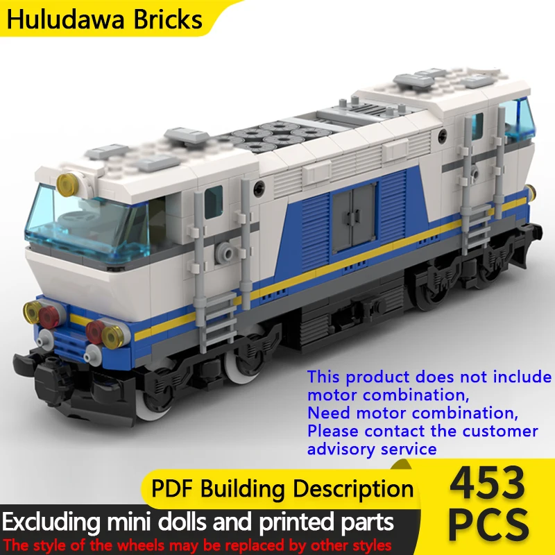 

Модель городского автомобиля MOC, строительные кирпичи, железная дорога, дизельный грузовой локомотив, модульная технология, детские праздничные подарки, сборные игрушки, костюм