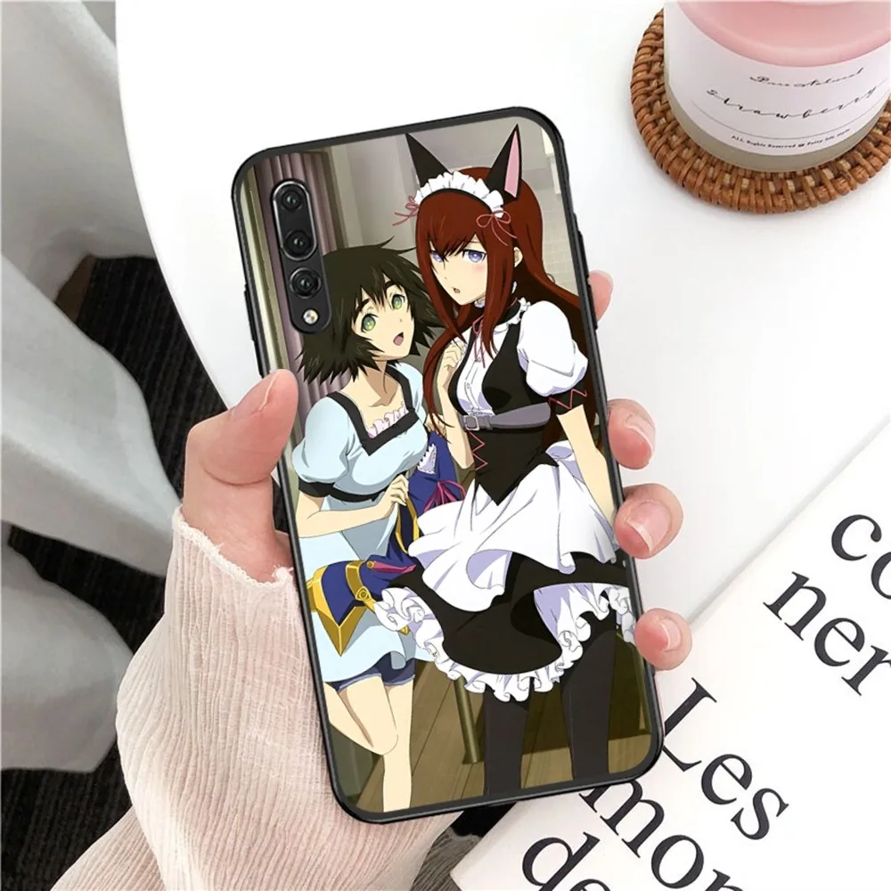 Steins Gate Okabe Anime Phone Case For Huawei P 8 9 10 20 30 40 50 Pro Lite Psmart Honor 10 Lite 70 Mate 20lite