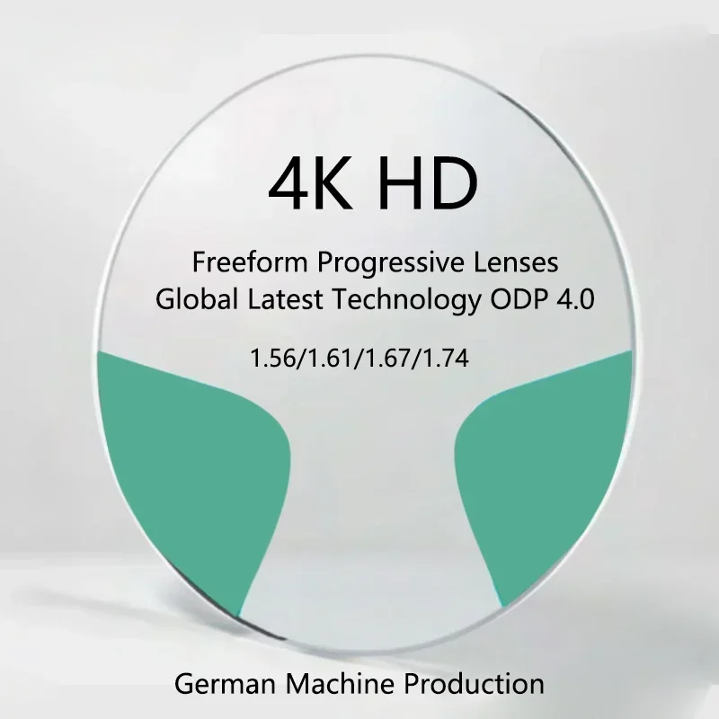 

1,56 1,61 1,67 1,74Противоударный, анти-синий, фотохромный, самый широкий, прогрессивный мультифокальный объектив поле зору 4,0, 1 пара