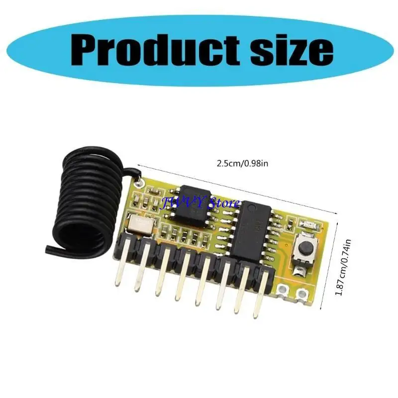 573A 6 قنوات Superheterodyne وحدة استقبال 433 ميجا هرتز مع 1527/2260