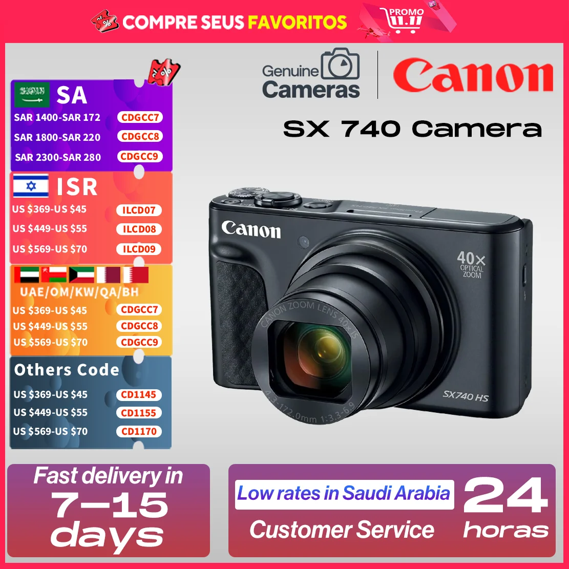 Canon PowerShot SX740 HS Digital Cameras: The Ultimate Travel Companion for Sharp, Long-Zoom Photos and 4K Video?