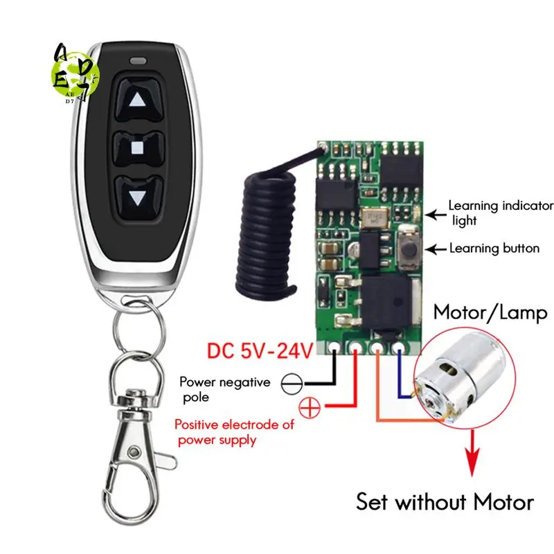 

AED7-Wireless Controller DC Motor Speed Regulator 3.7-24V High Power Drive Module