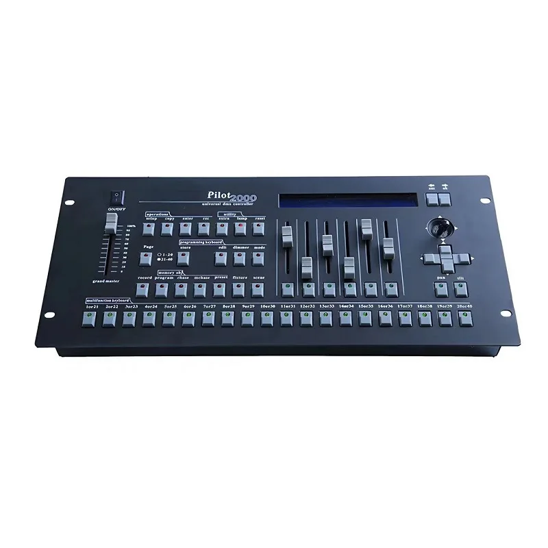 Pilot 2000 DMX Controller DMX Lighting Console For Moving Head Stage Lights