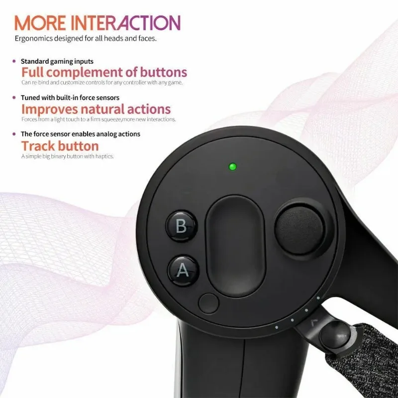 2025 Valve Index Controllers,Original brand new For Valve Index Knuckles VR Controllers steam VR games handle HTC Vive/Vive Pro