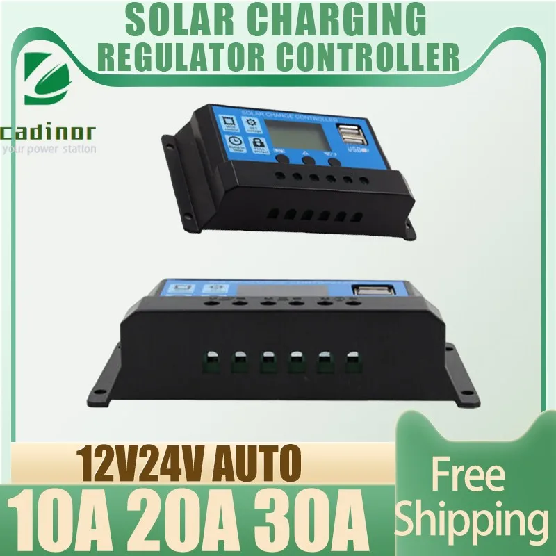 

PWM 1000w Solar Tracker Solar hybrid Charge Controller PWM 12V 24VBattery Regulator 10A 20A 30A for Wind Turbine Solar