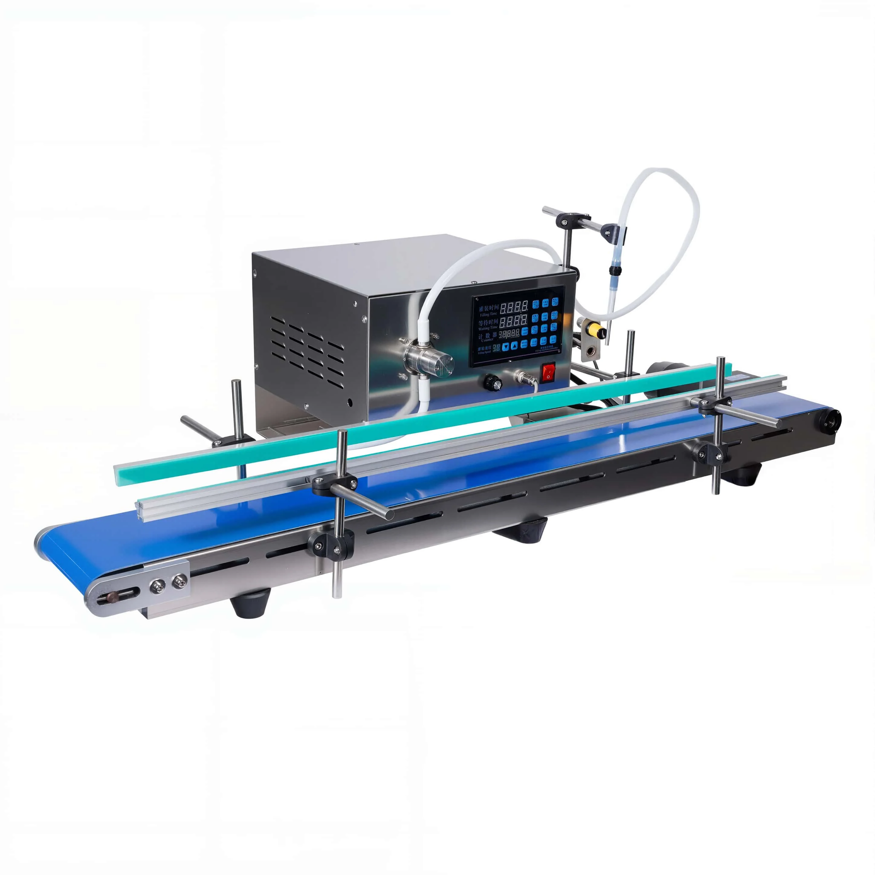 

Assembly Line SUS316L Magnetic Pump Filler with Conveyor Belt for Oil Juice Chemical