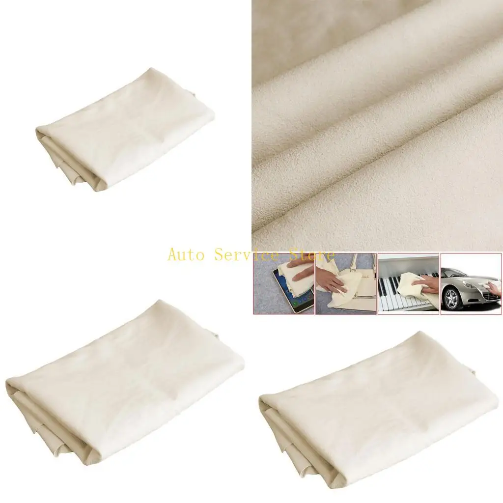 

462A Натуральная замша, кожаные полотенца для чистки автомобиля, сушка, ткань для мытья, новая, 50x70 см