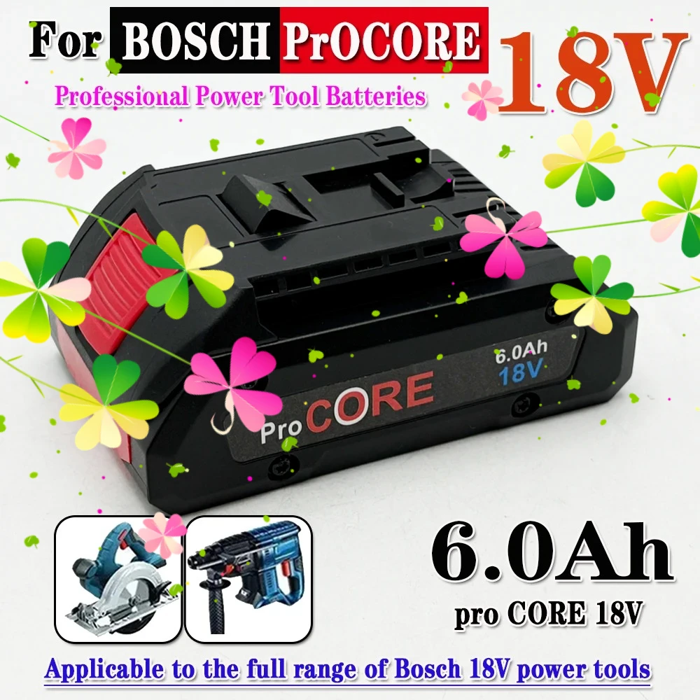 21700 For BOSCH is suitable Professional 6.0Ah battery Pro CORE18v lithium-ion battery replacement BAT609BAT618with bms