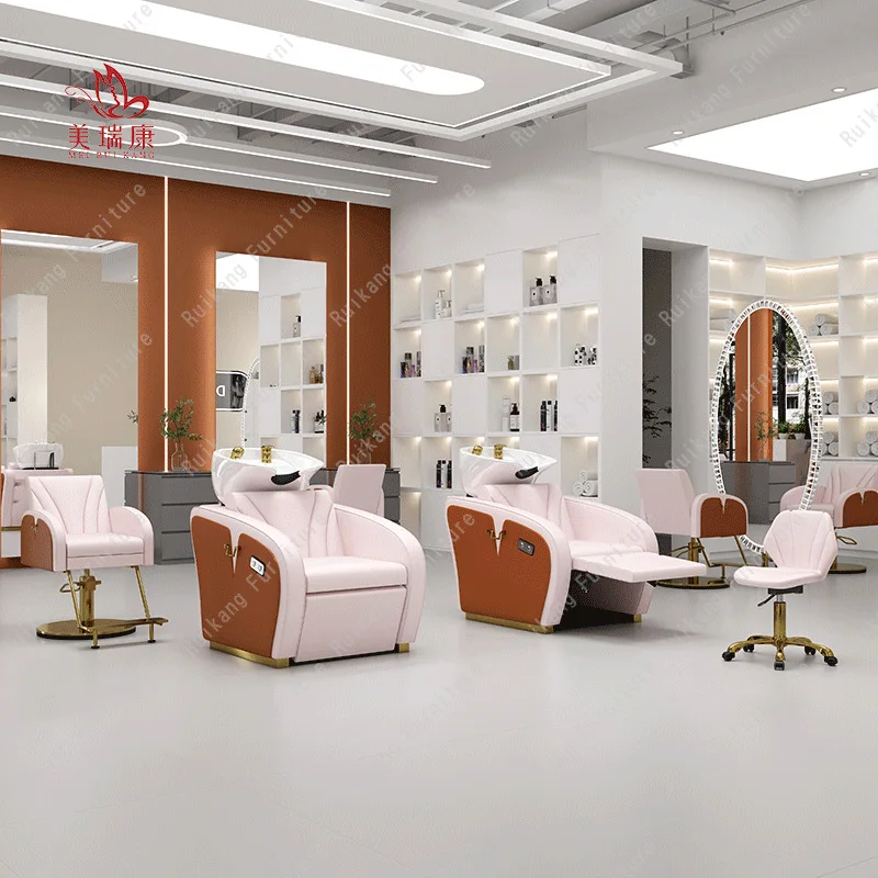 Massage shampoo bed hair salon special multi-functional Thai fumigation head treatment bed constant temperature water circulatio