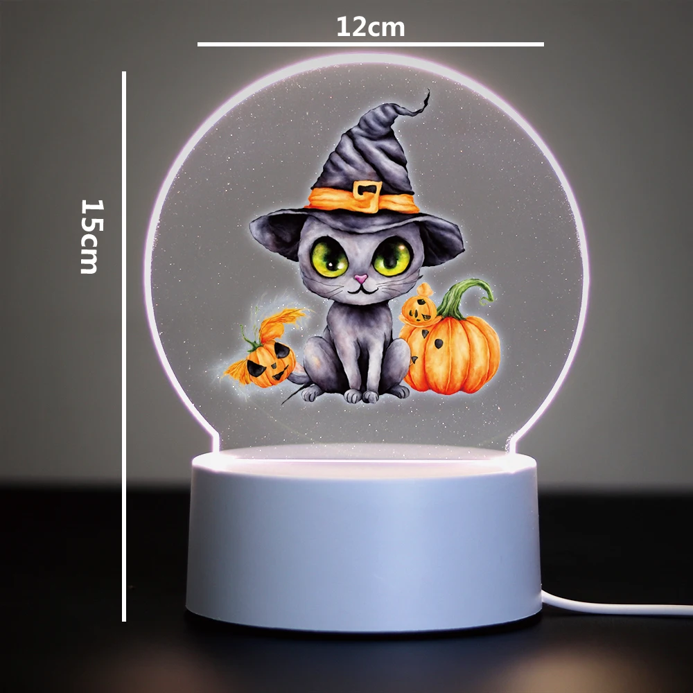 cat Usb Atmosphere Table Lamp Rgb Night Lights Led Mange Avatar Room Decor Gift Rgb Night Lights Led