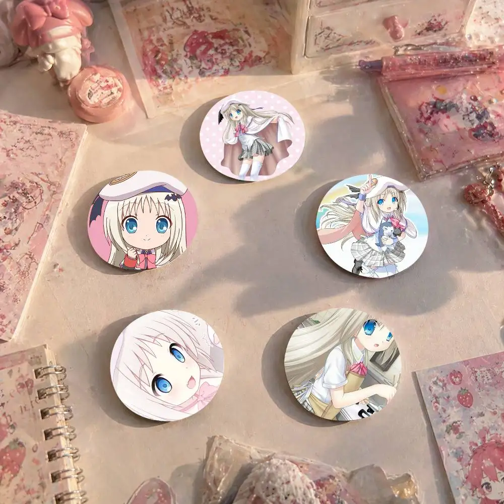 A-Game Kud Wafter Anime Round Badges, Brooches, Clothing Accessories, Birthday Gifts, Anime Conventions