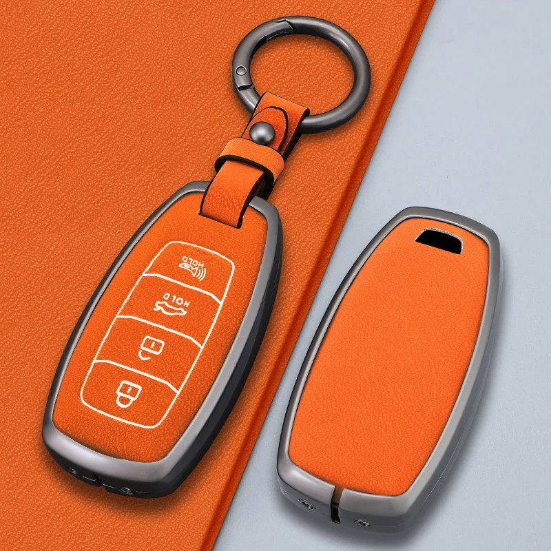 

3/4/5 Buttons Car Key Case Cover Keychain For Hyundai I30 Ix35 KONA Encino Solaris Azera Grandeur Ig Accent Santa Fe Palisade