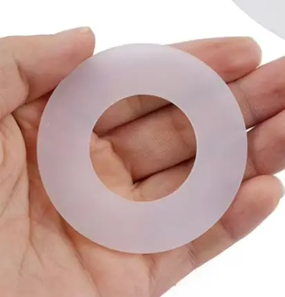 Rubber Drain Valve Water Stop Seal Silicone Flush Valve Seal Washer Diaphragm Toilet Tank Part