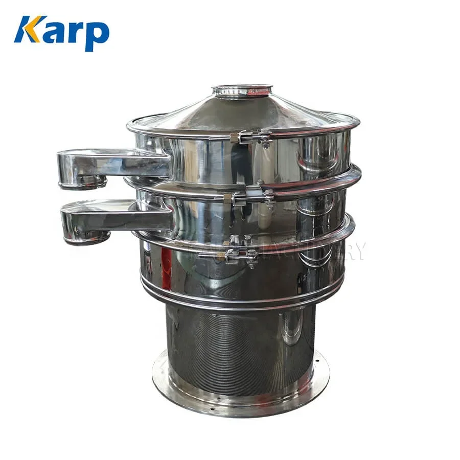 Flour mill sweet potato corn wheat sieving machine flour powder vibrating sifter machine