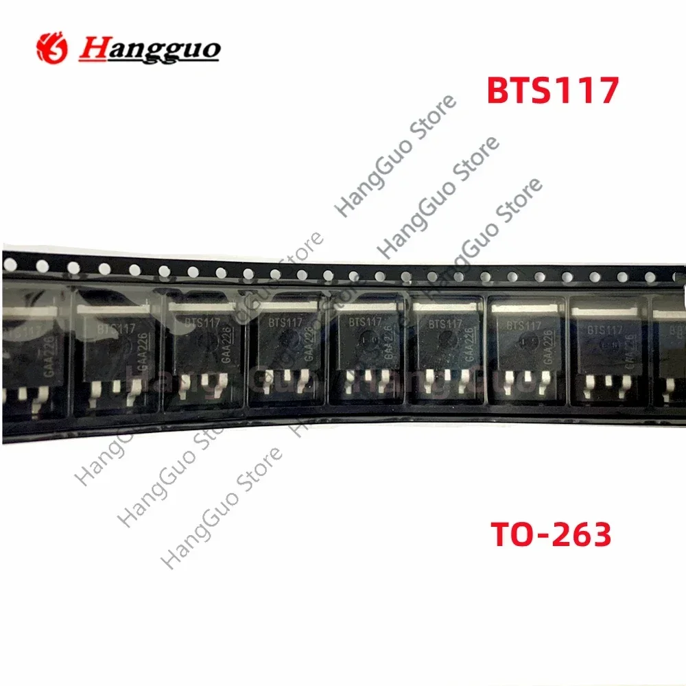 5PCS/Lot Original and brand new  BTS117TC BTS117 TO-263 Automotive Transistor three-terminal smart power switch chip