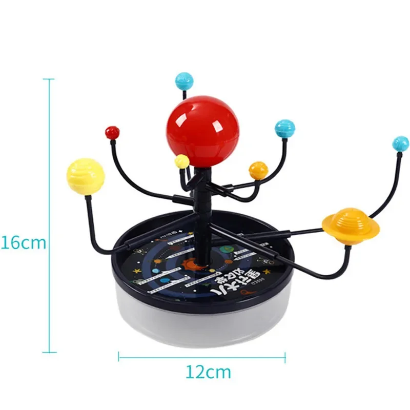 Solar System Model DIY Assembly Planets Model Science Kit Kids Science Planets Celestial Orbiter Sun Series Astral Education Toy