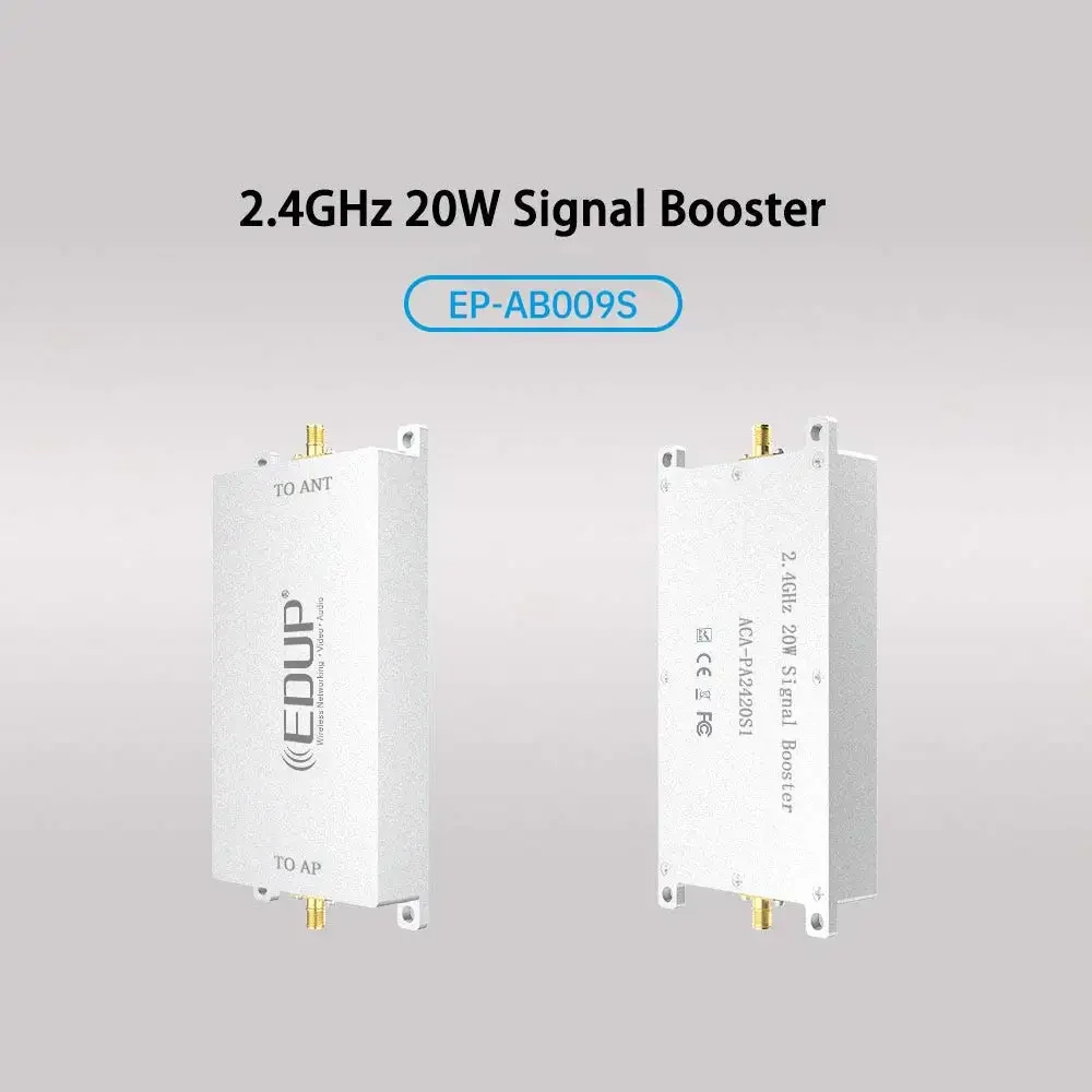EDUP AB009S 2.4 جيجا هرتز 20 واط واي فاي إشارة لاسلكية واي فاي إشارة موسع لتقوية الإشارات اللاسلكية والمدى